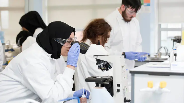 Students in our laboratory facilities