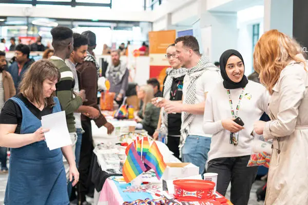 Students and staff at the Equality and Diversity Festival