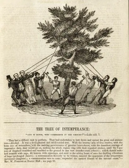 'The tree of intemperance poster