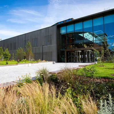 Image of new Student Centre building from the rear
