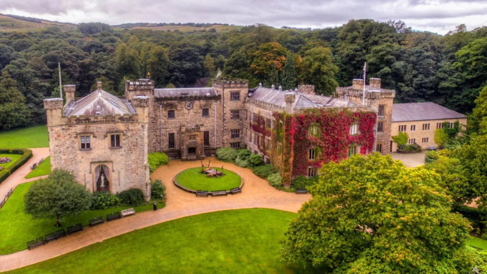 Towneley Hall Burnley, a historic building located in Burnley's Towneley Hall