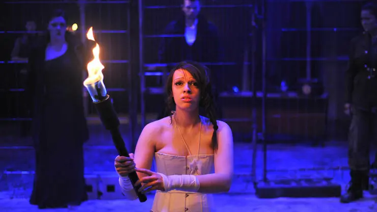 Laura Johnson as Cassandra in Women of Troy