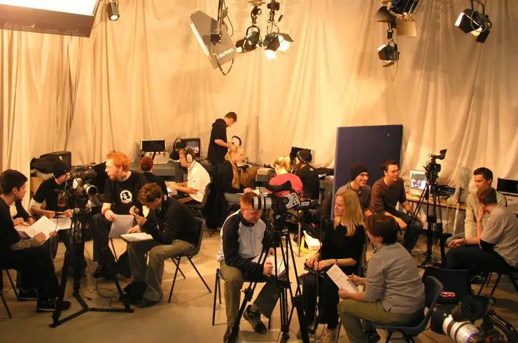 TV production students in the 2000s