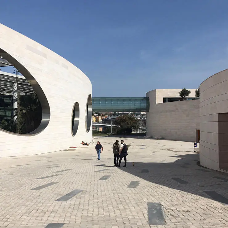 Our students then saw the Champalimaud Centre for the Unknown created by architect Charles Correa.