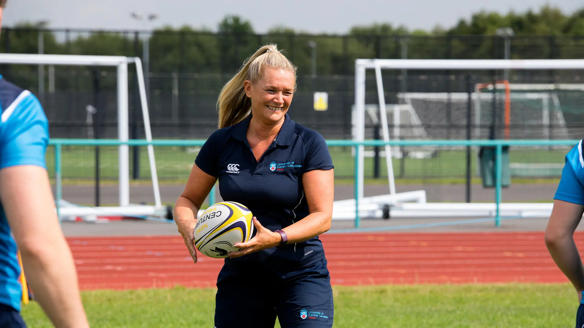 UCLan rugby coach Amanda Wilkinson
