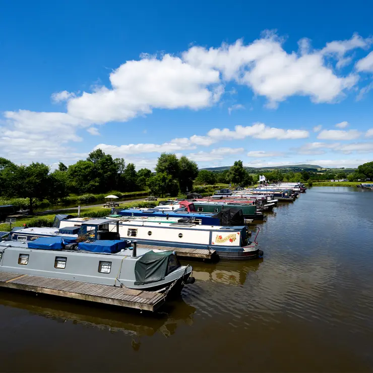 Enjoy a stroll down the Leeds Liverpool Canal and explore the local area.