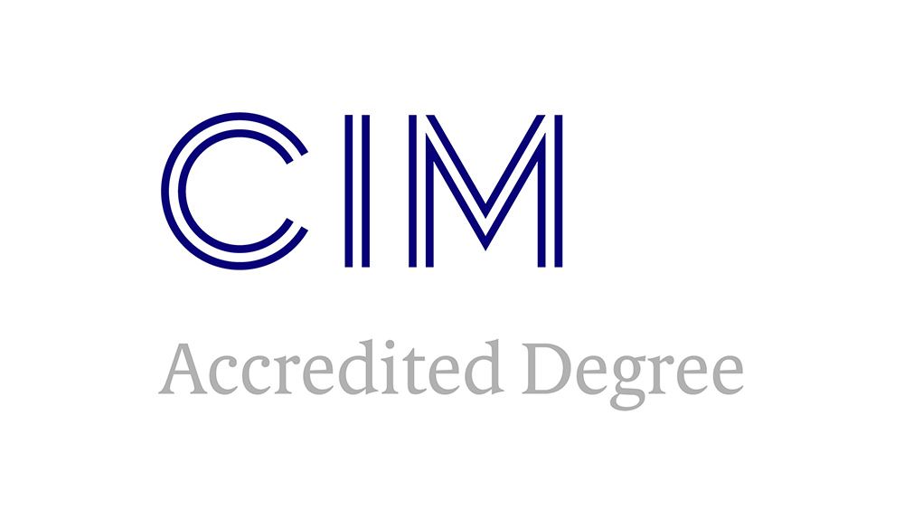 CIM accredited degree logo