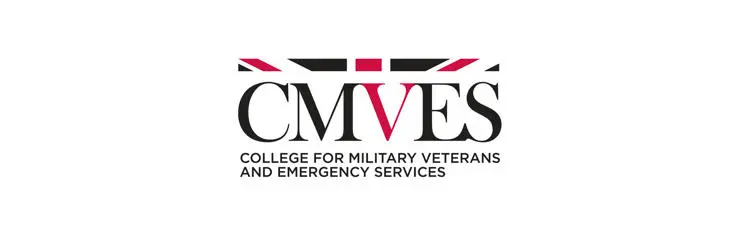 College for military veterans and emergency services logo