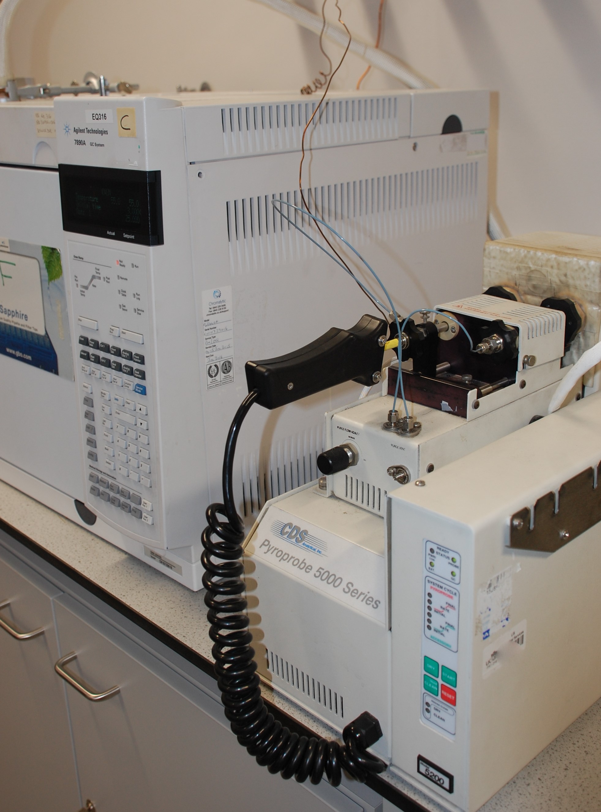 Pyrolysis-Gas Chromatography-MassSpectrometry (py-GCMS)