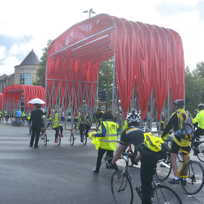 ‘The People’s Canopy’ by People’s Architecture Office, commissioned by ‘In Certain Places’, 2015