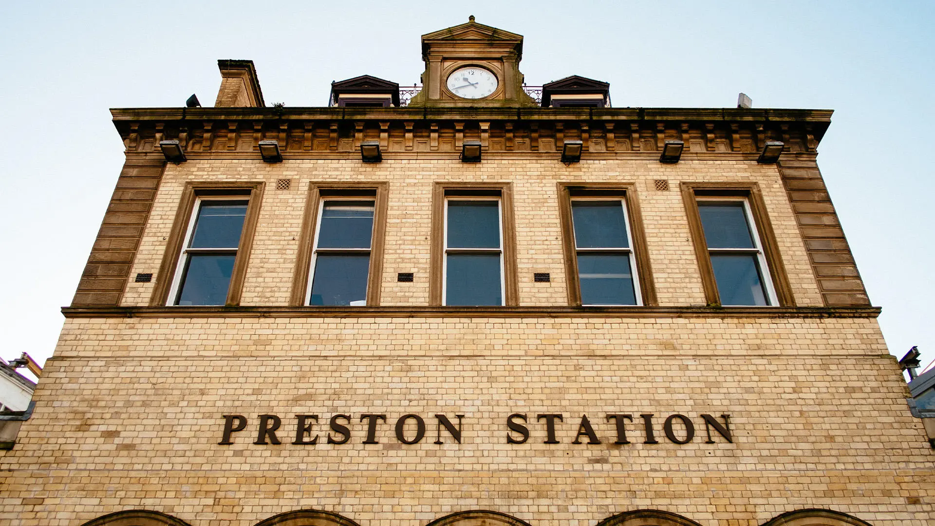 Façade of Preston train station