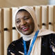 halima kure staff member smiling in the student centre