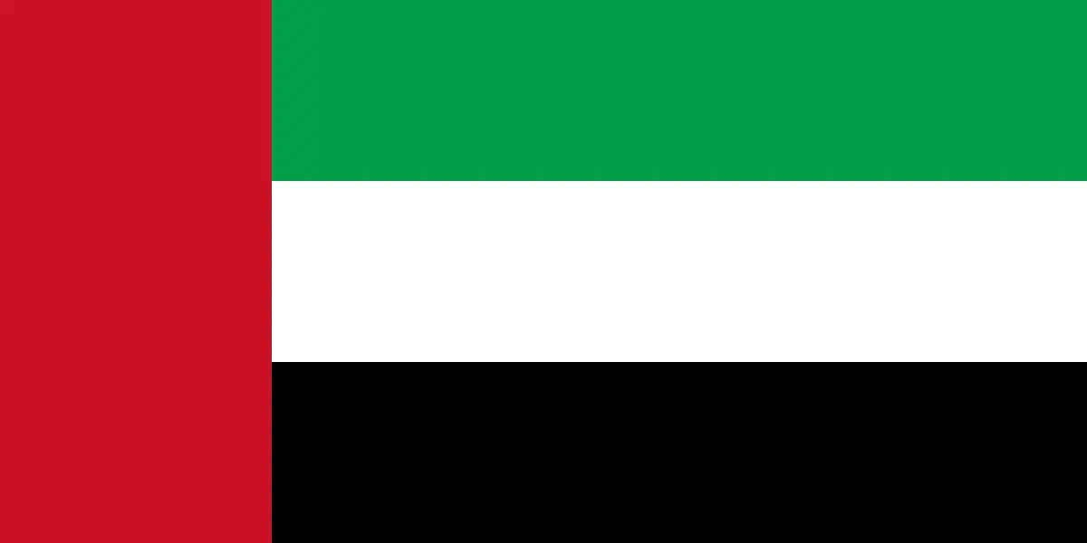 National Flag of the United Arab Emirates