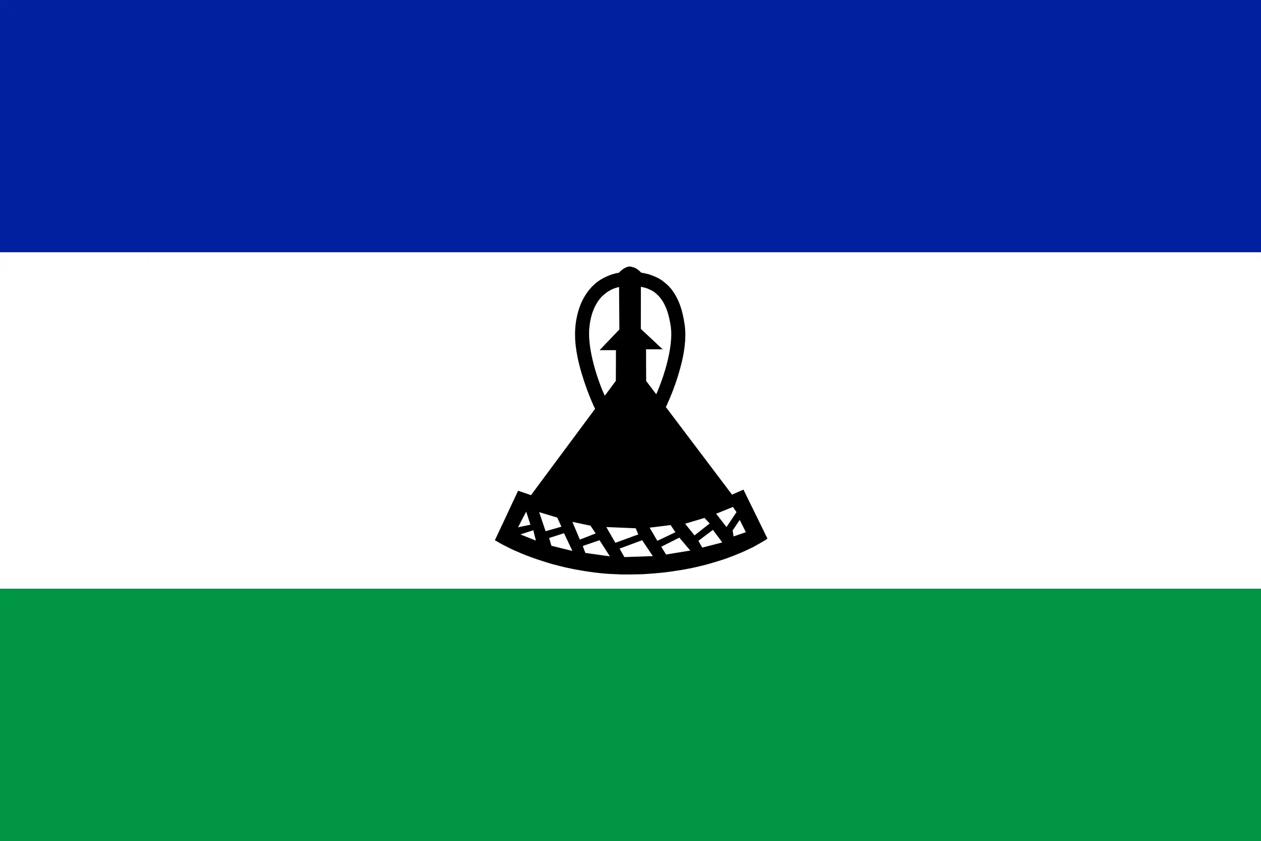 National Flag of Lesotho