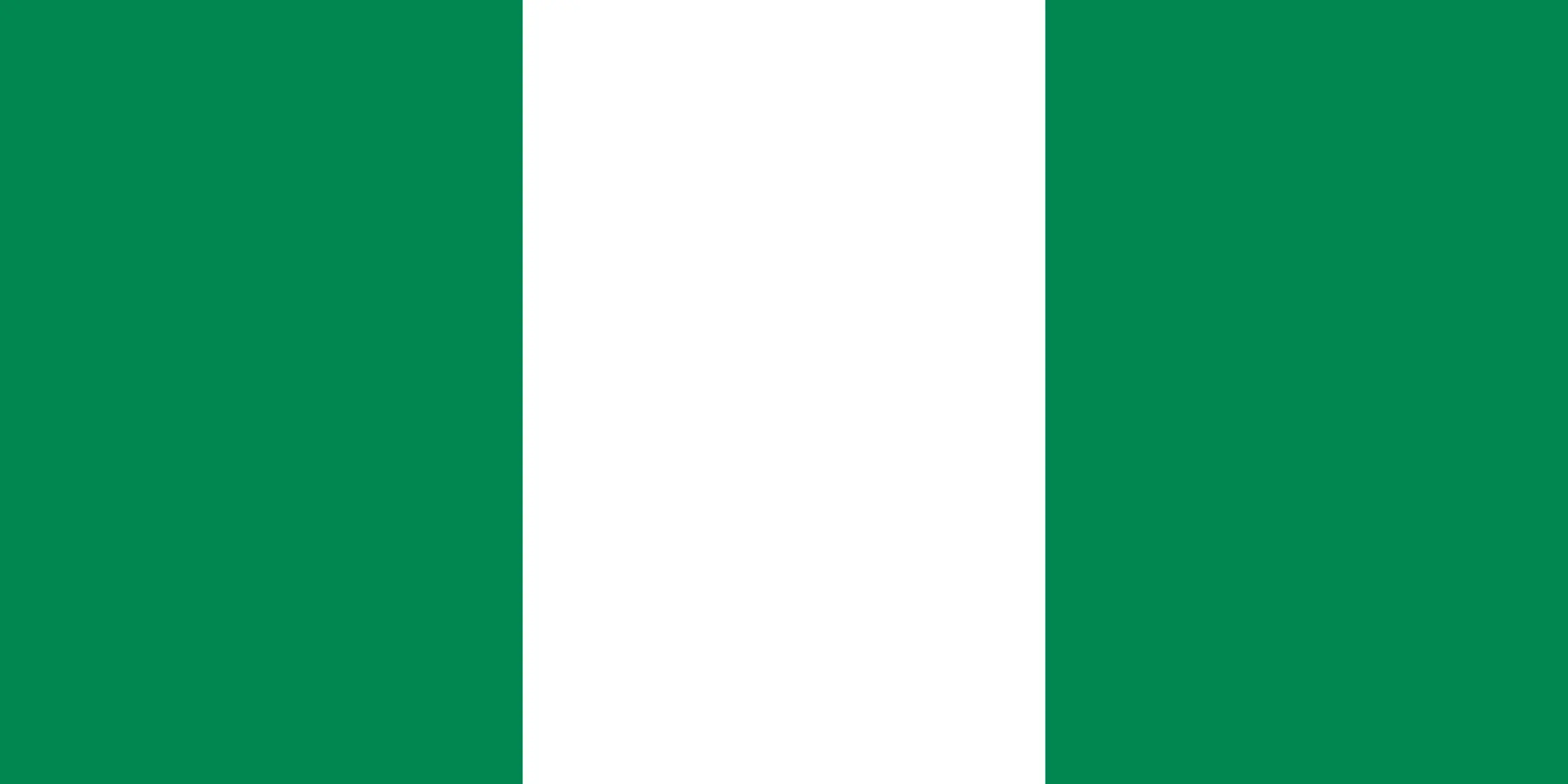 National flag of Nigeria.
