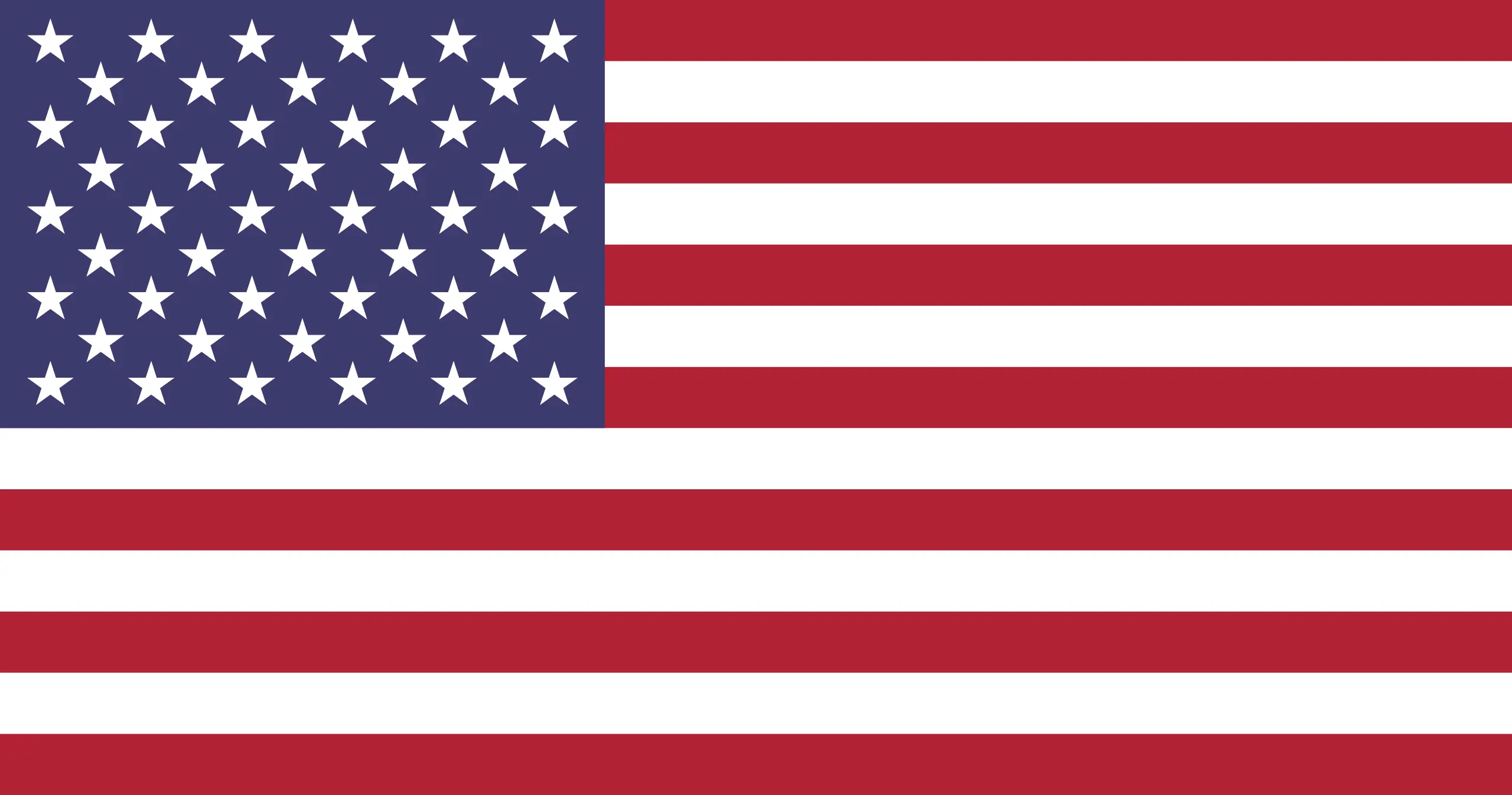 National flag of the United States of America.