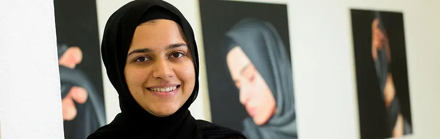 Student challenges stereotypes of Muslim women through her art