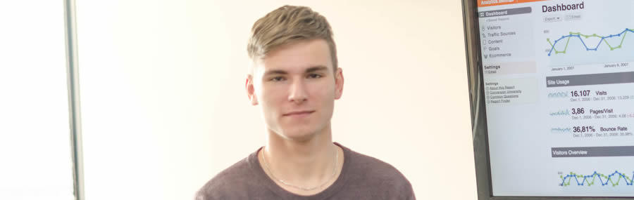 UCLan student and founder of Survey Exchange Jakub Zimola