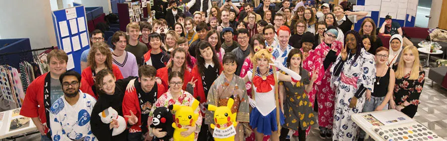 Students gathered together to share everything they love about Japan at the annual event
