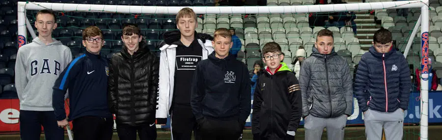 Students from Preston schools and colleges learnt about developing a career in football