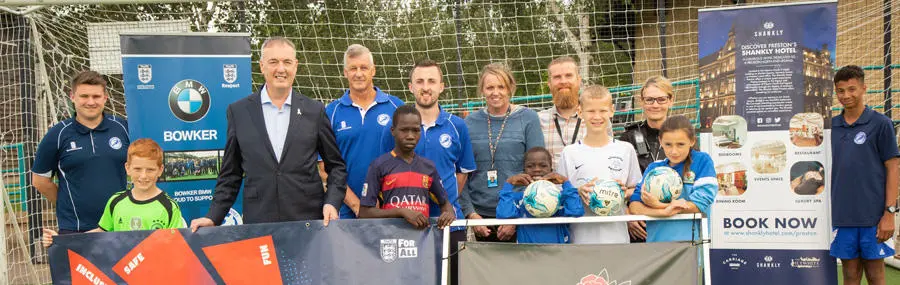 Local refugee children welcomed to community through sports summer club