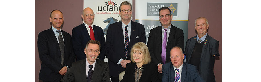 Representatives from the University of Central Lancashire and European Space Agency