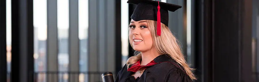 New University of Central Lancashire (UCLan) graduate Amy Johnson.