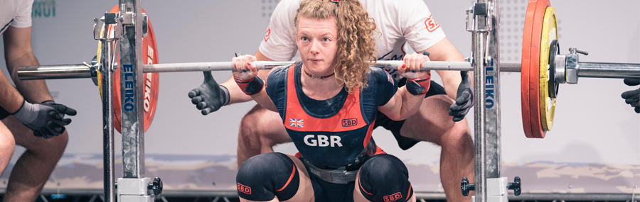 Powerlifting student Bobbie Butters