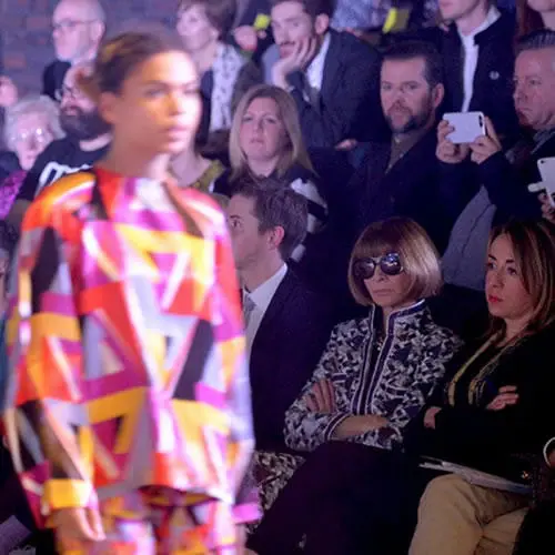 Anna Wintour at the Northern Youth Fashion Show