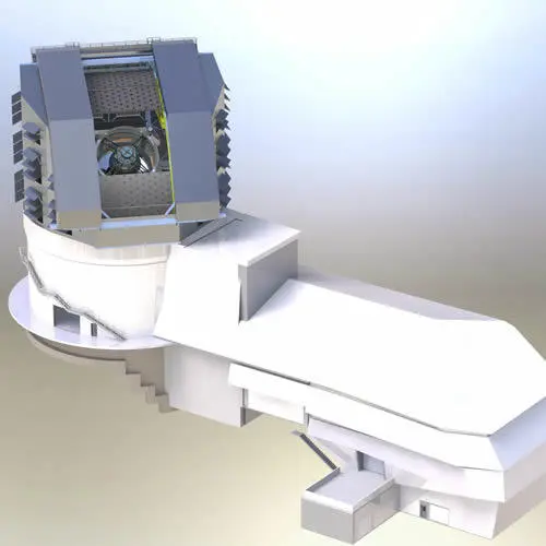 Artist’s impression of the completed Large Synoptic Survey Telescope