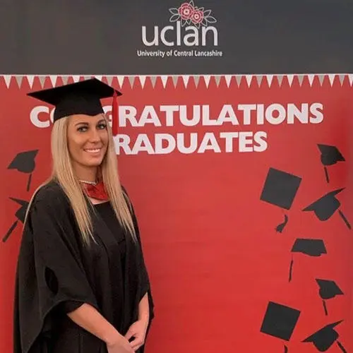 New UCLan graduate Simone McDaid.
