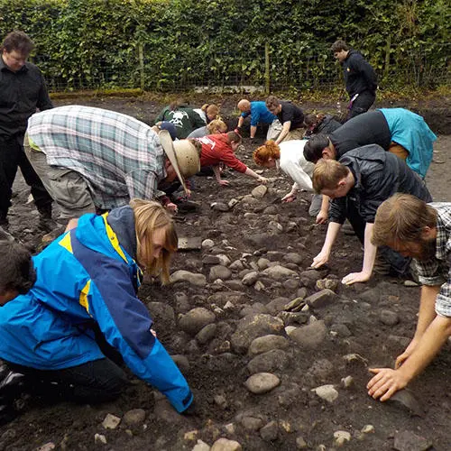 UCLan students intensive dig on the Roman settlement is set for BBC coverage