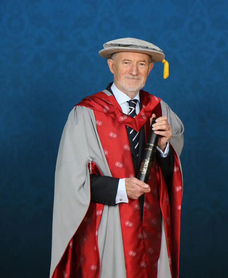 Dr Malcolm McVicar, who received a UCLan Doctorate