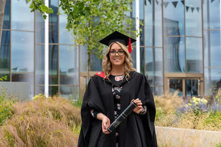 Jade Hutchinson from the first cohort of the Degree Holder Entry Programme (DHEP) in Lancashire