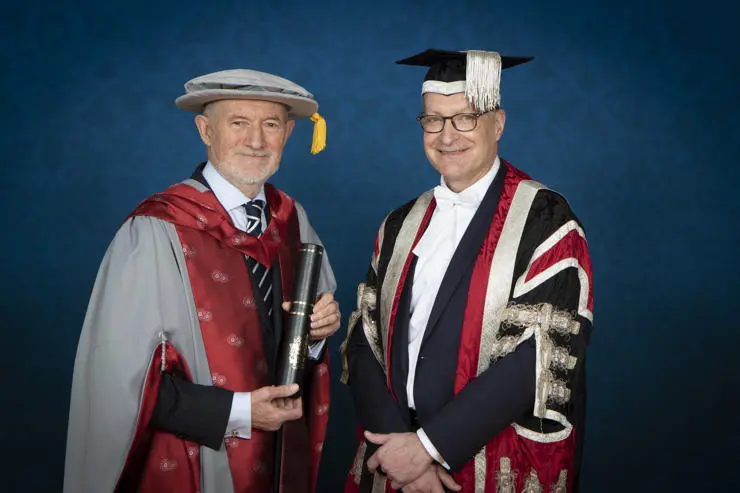 Dr Malcolm McVicar and Professor Graham Baldwin