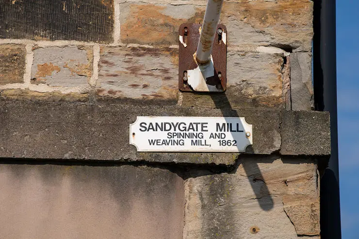 Sandygate Mill sign