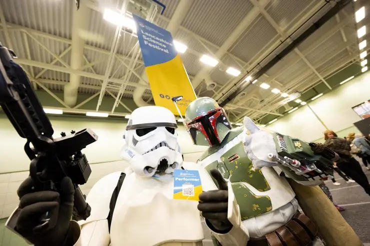 A Stormtrooper with Boba Fett