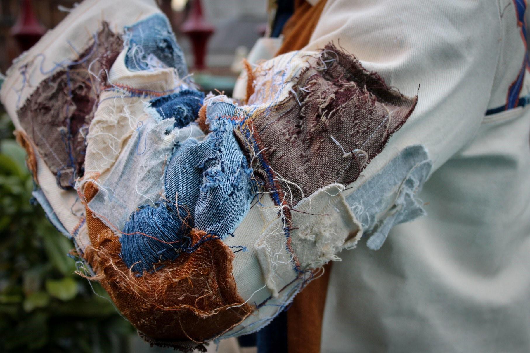 Lacerated denim collection by UCLan fashion design student Sundas Javed