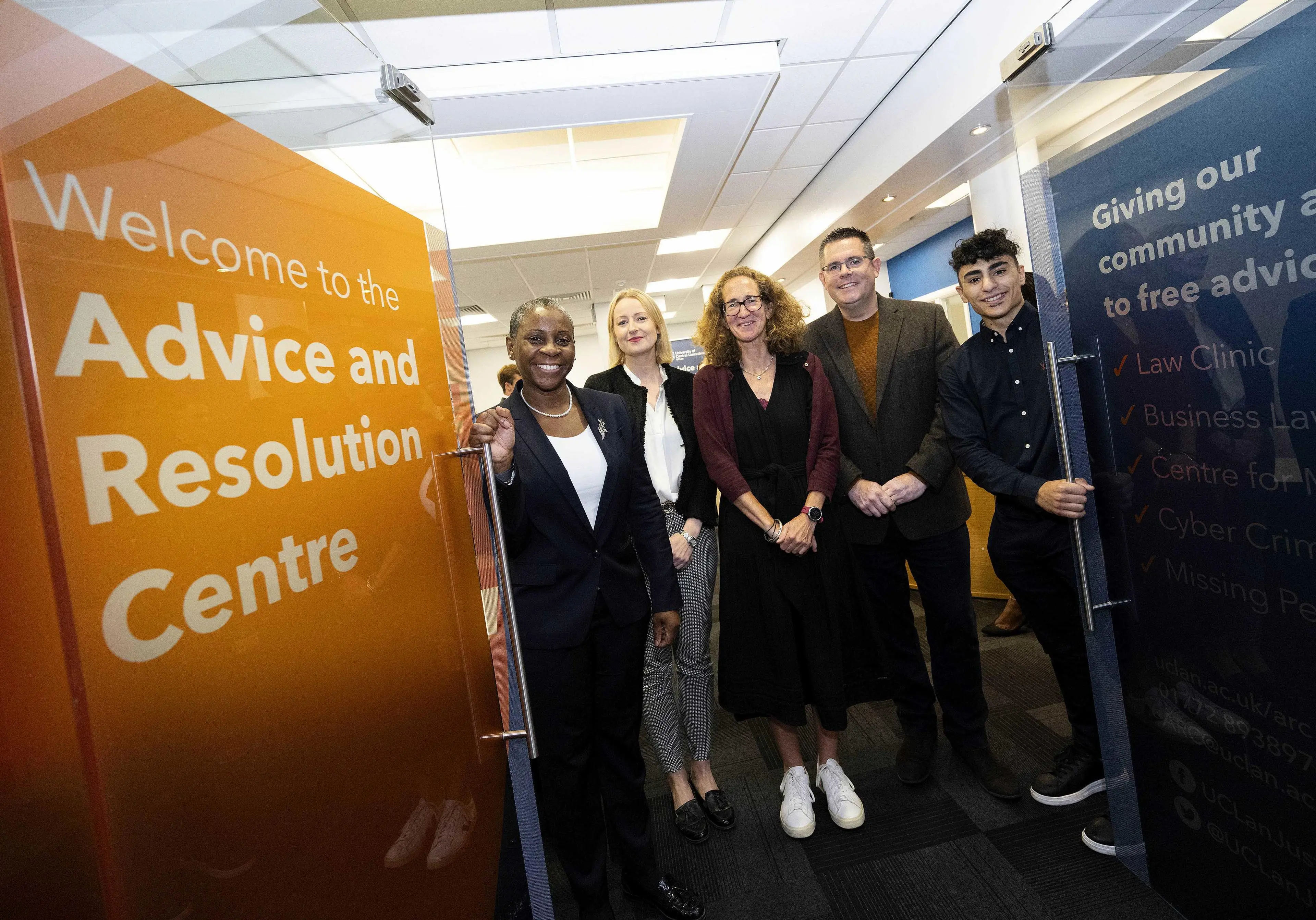 The official opening of the UCLan Advice and Resolution Centre