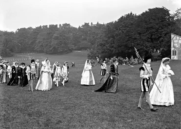 Children taking part in the pageant. Images courtesy of Preston Digital Archives.