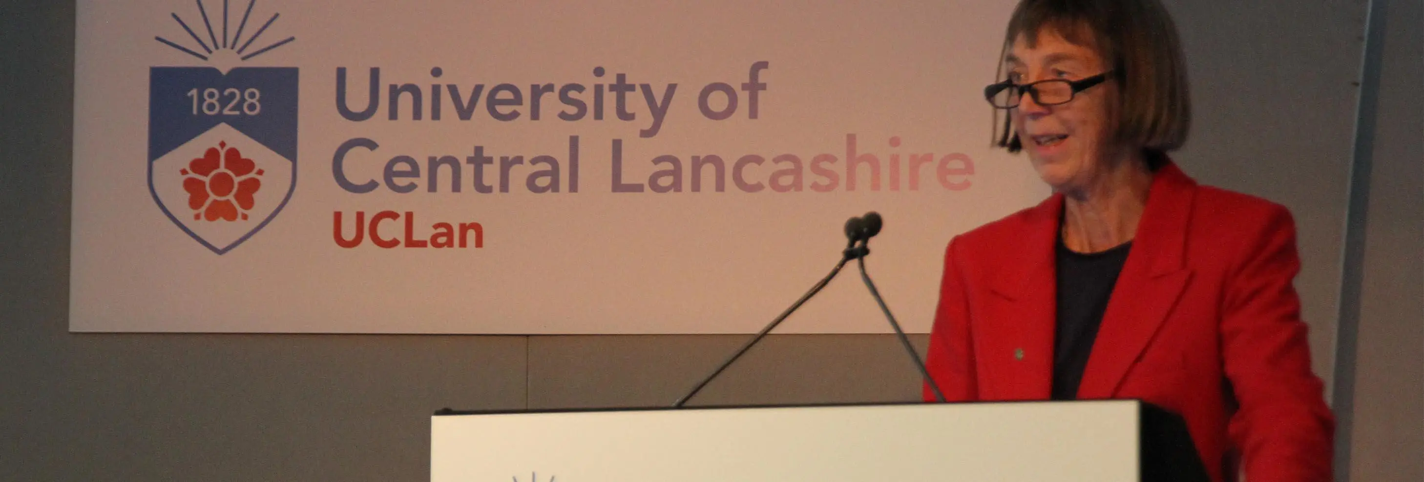 Dame Sue Ion pictured at a recent University conference