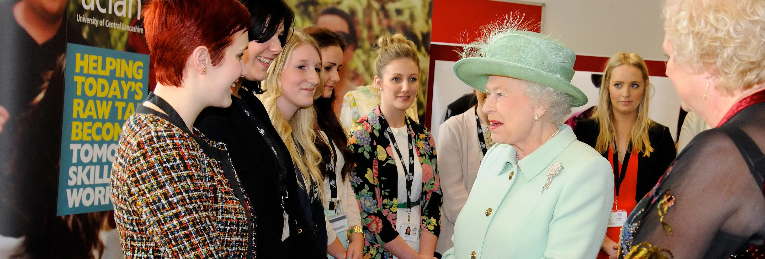 Her Majesty The Queen opening our Burnley Campus in 2012