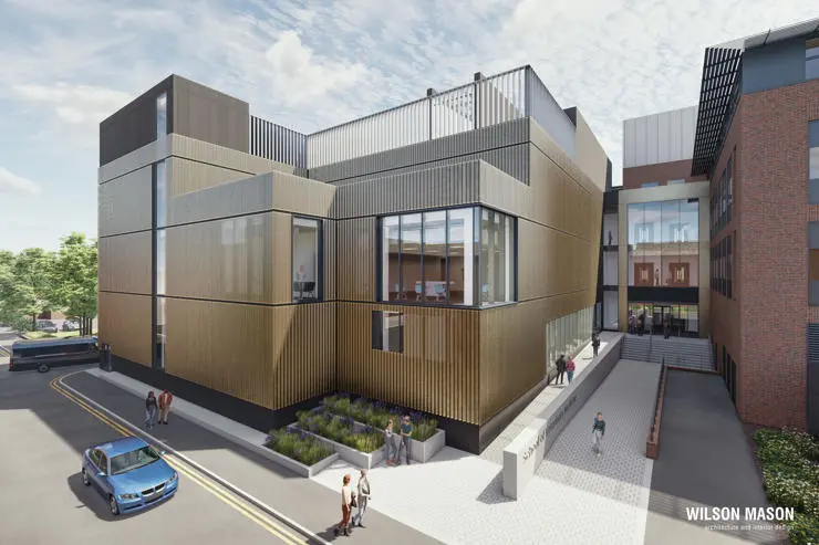 Impression of UCLan's School of Veterinary Medicine Building - picture credit to Wilson Mason LLP