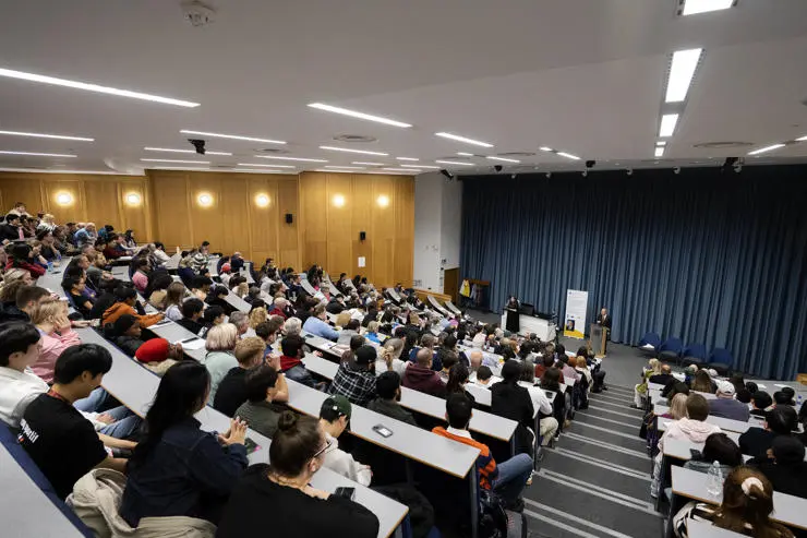 The sell-out audience for Ban Ki-moon's lecture