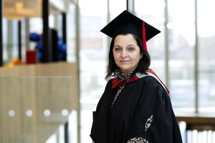 New MSc Counter terrorism graduate Figen Murray, whose son was killed in the Manchester Arena bombing