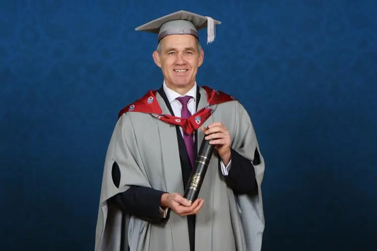 New UCLan Honorary Fellow John Chesworth.