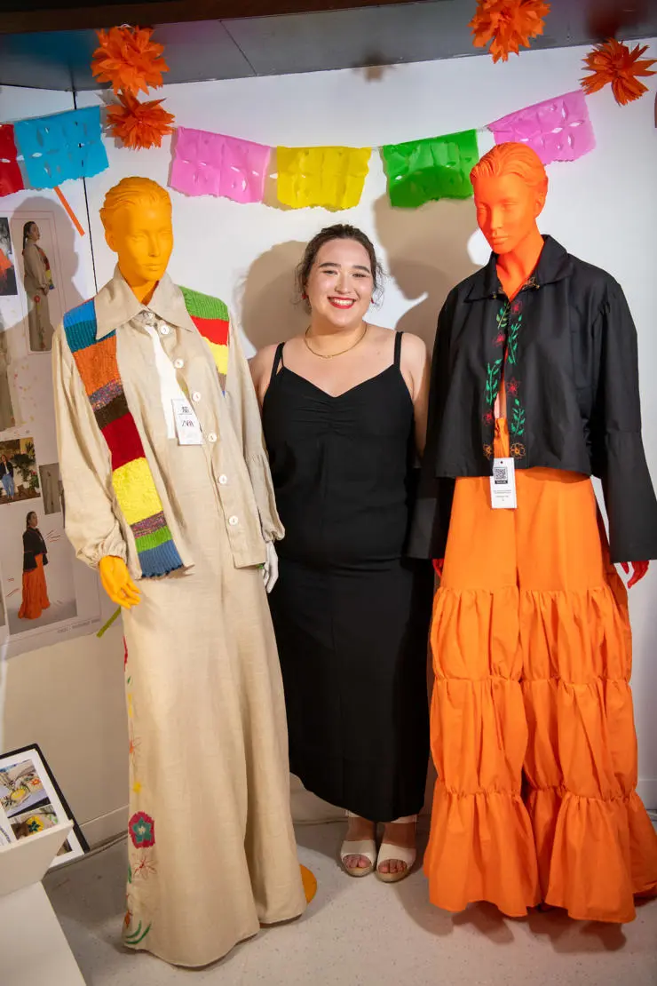 Jasmine Nino De-Guzman is combining her family’s cultures in her fashion creations