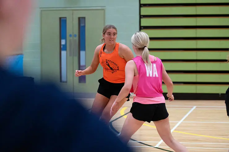Scholarship student Maisie Rogers also plays for Blackpool