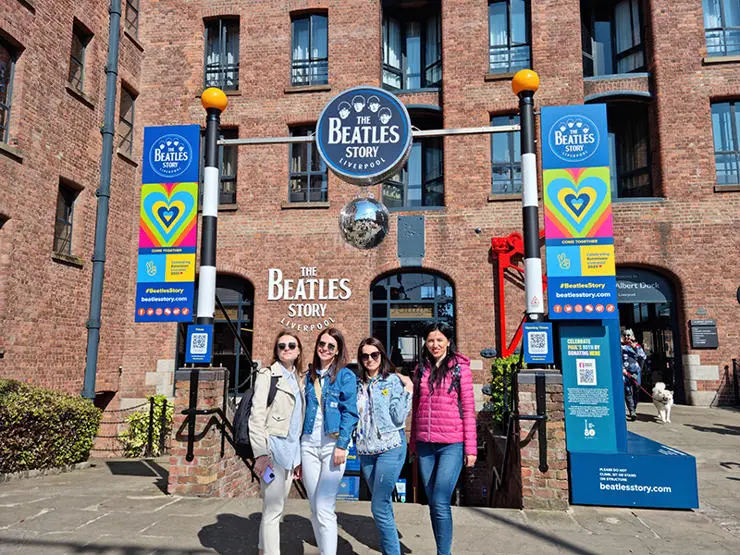 Outside the Beatles Museum