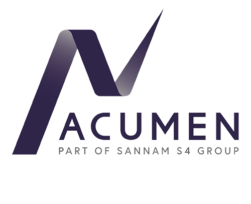 The logo for Acumen